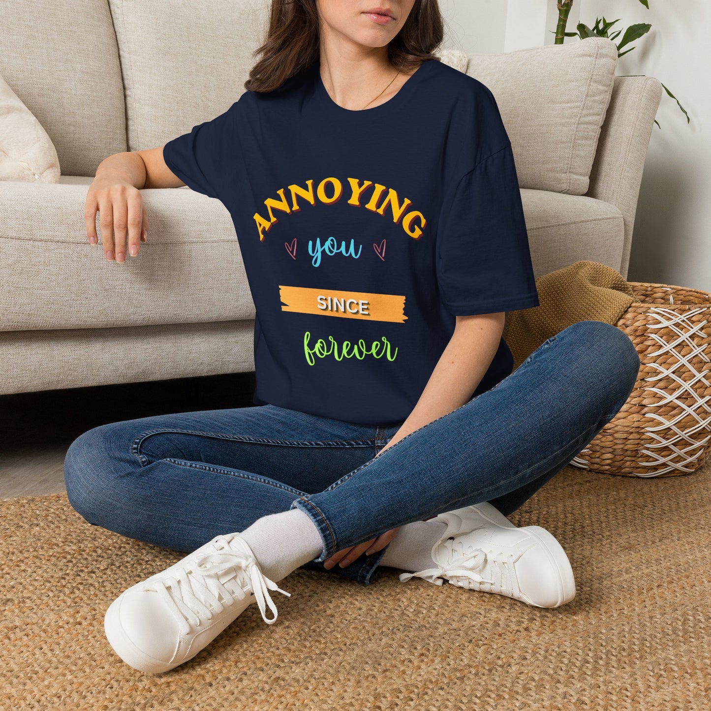 Annoying you since forever T-Shirt — Couple Tee, Funny Tshirt, Meme Tshirt, Relationship Tshirt