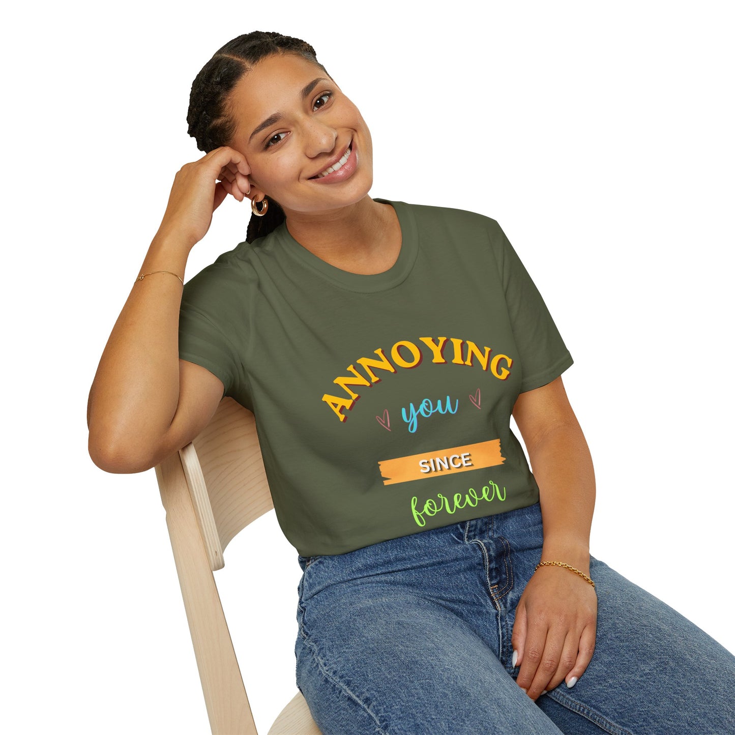 Annoying you since forever T-Shirt — Couple Tee, Funny Tshirt, Meme Tshirt, Relationship Tshirt