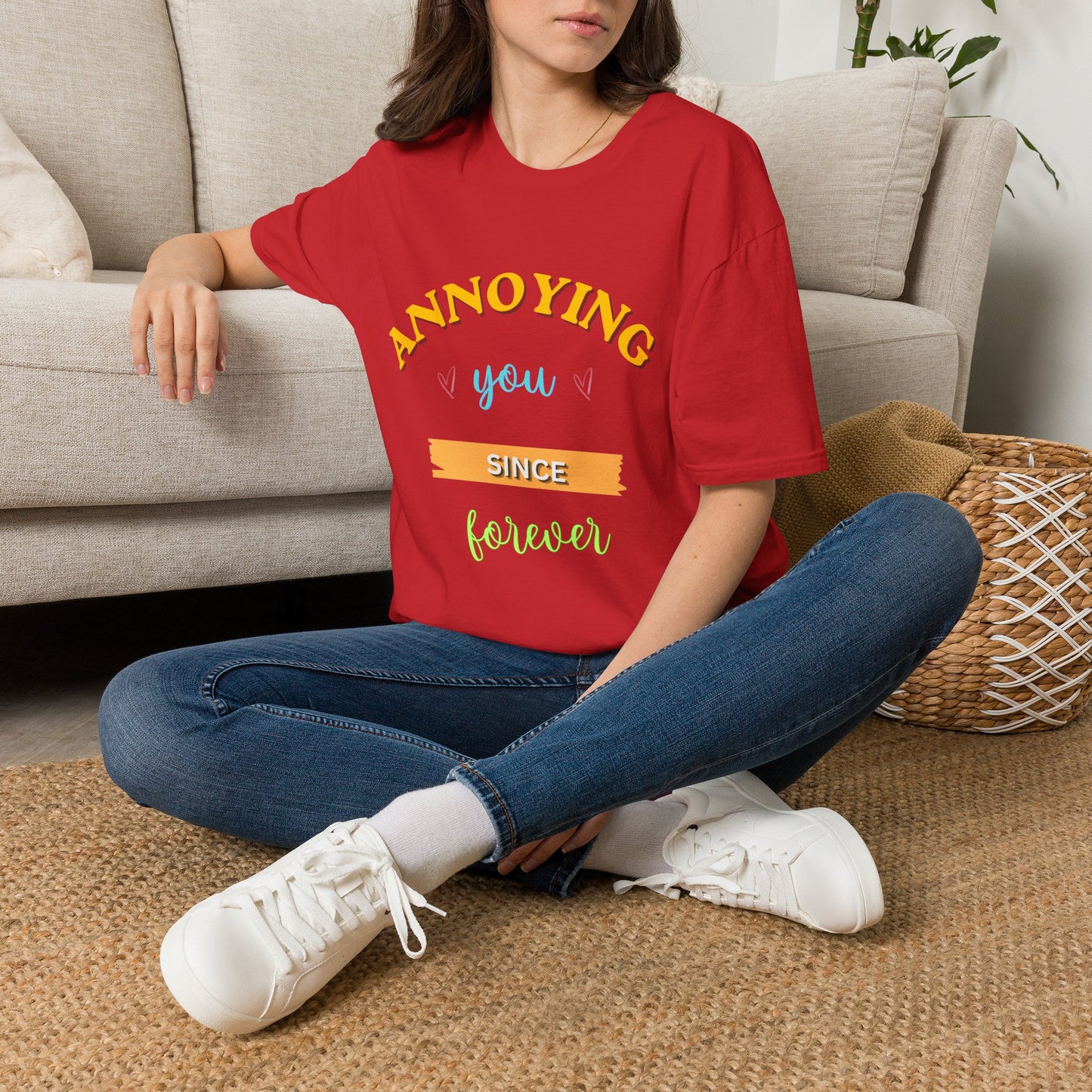 Annoying you since forever T-Shirt — Couple Tee, Funny Tshirt, Meme Tshirt, Relationship Tshirt