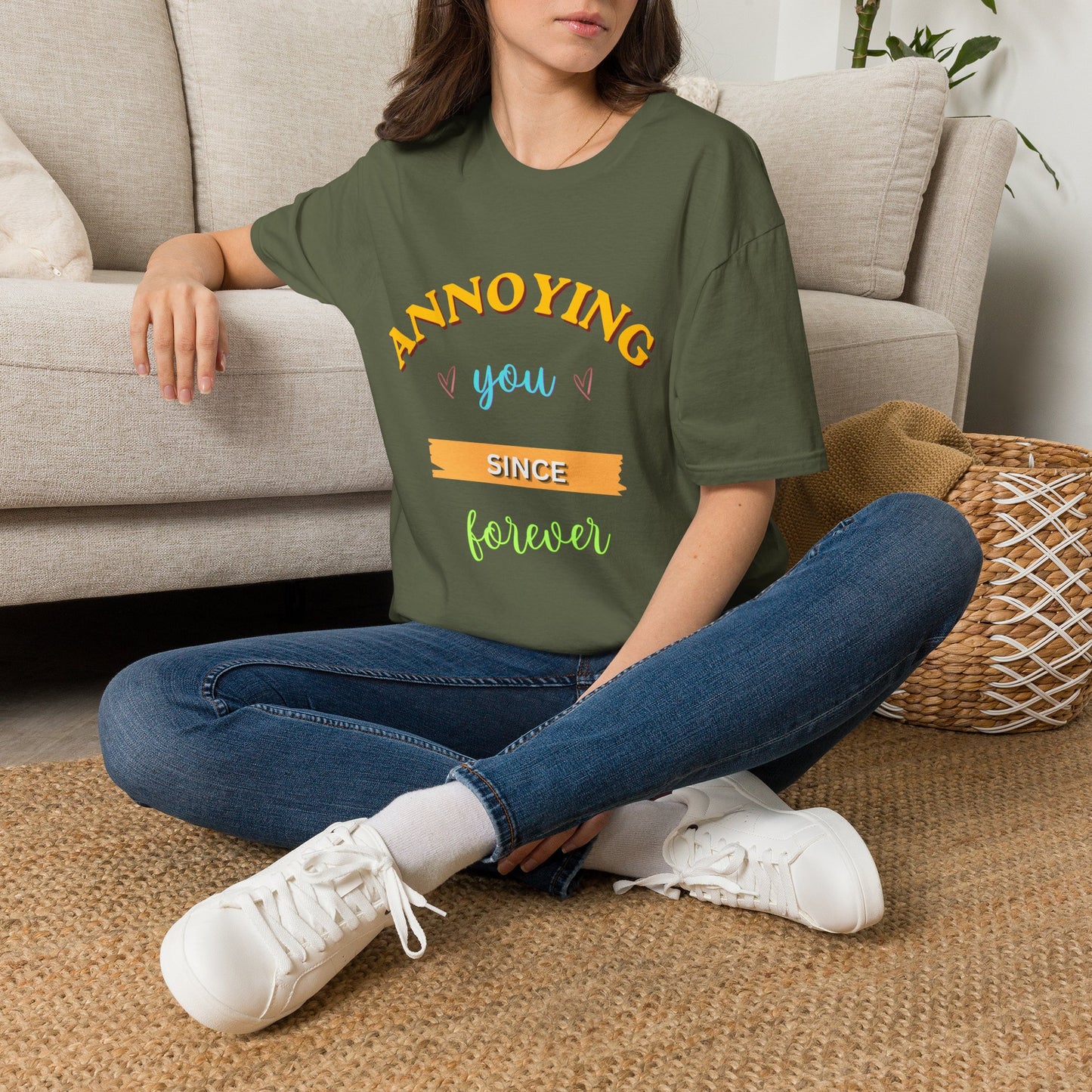 Annoying you since forever T-Shirt — Couple Tee, Funny Tshirt, Meme Tshirt, Relationship Tshirt