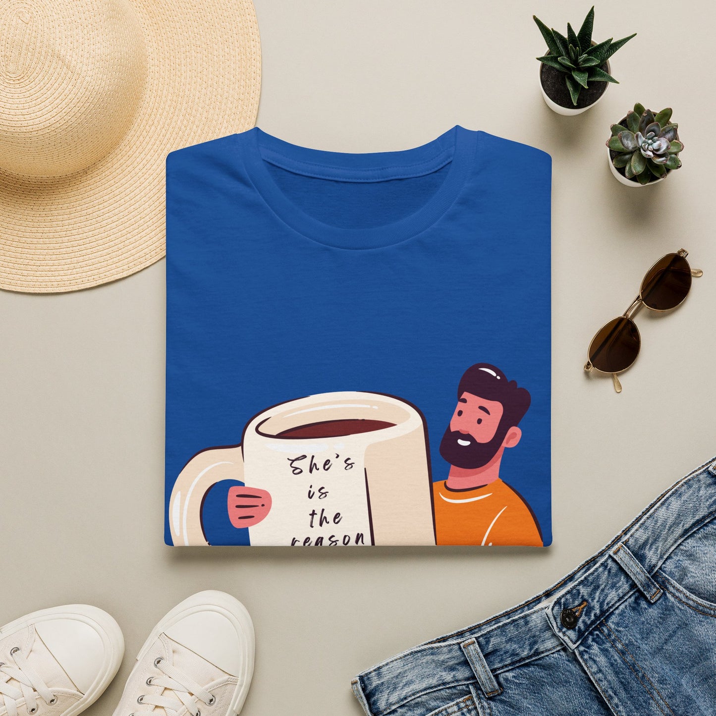Coffee Lover T-Shirt — Coffee Mug Tee, Cute couple T-shirt, Funny T-shirt, Funny meme T-shirt, Relationship T-shirt