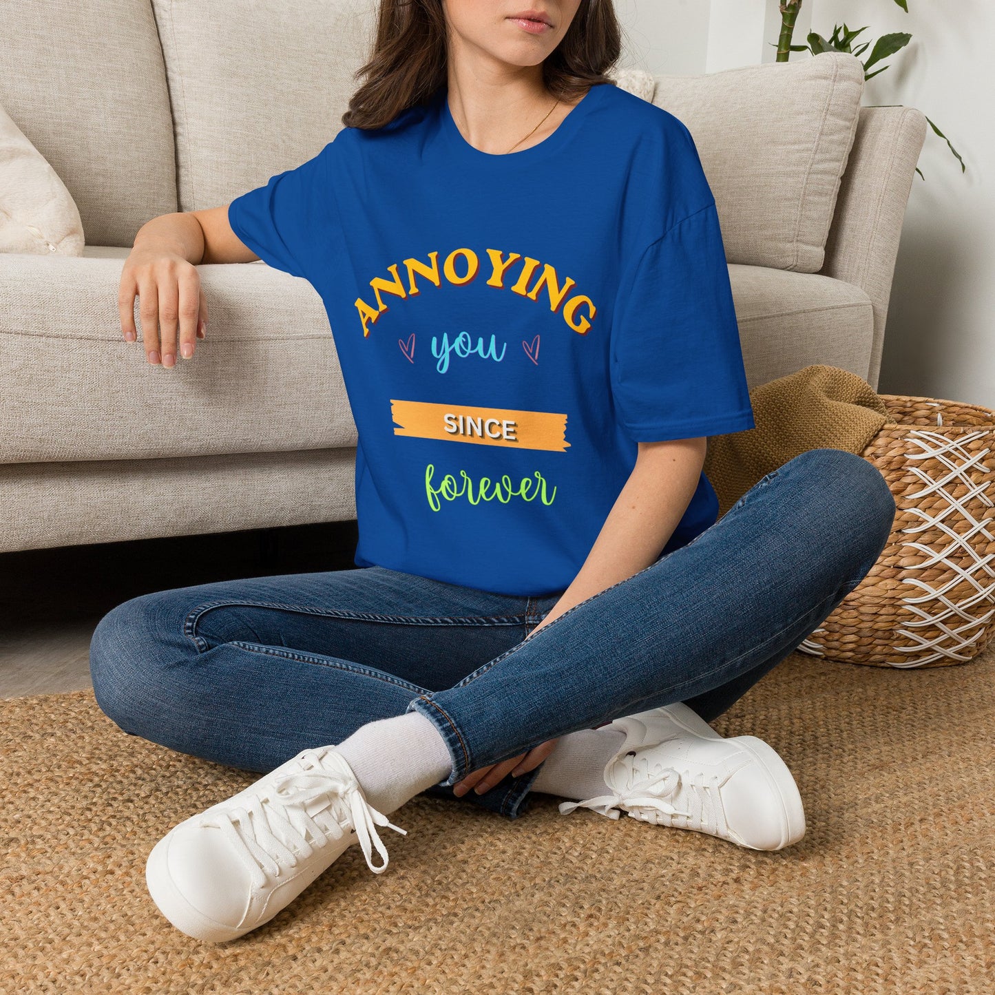 Annoying you since forever T-Shirt — Couple Tee, Funny Tshirt, Meme Tshirt, Relationship Tshirt